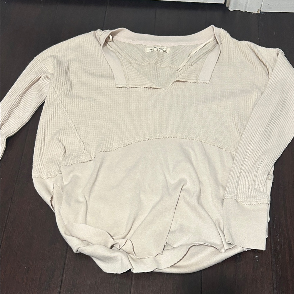Free people long sweater size small
